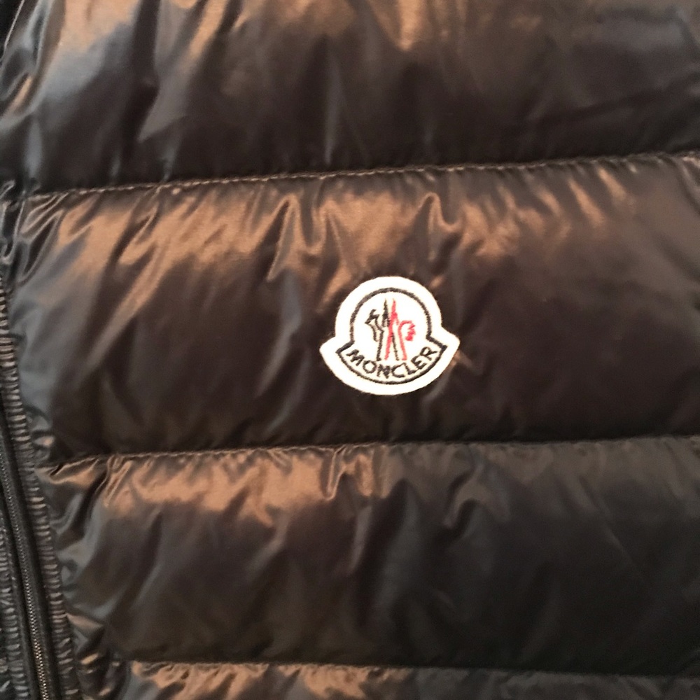 Moncler Mens Vest  ‘GUI’ Black Size 6 - Picture 3 of 8